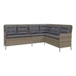 vidaXL Garden Sofa in Gray