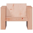 vidaXL Single Solid Douglas Fir Wood Garden Sofa Durable in Natural Wood