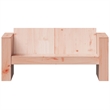 vidaXL 2-Seater Solid Douglas Wood Garden Sofa Durable in Natural Wood