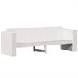 vidaXL 3-Seater Solid Pine Wood Garden Sofa Durable in White