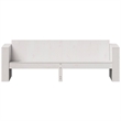 vidaXL 3-Seater Solid Pine Wood Garden Sofa Durable in White