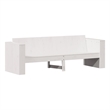 vidaXL 3-Seater Solid Pine Wood Garden Sofa Durable in White