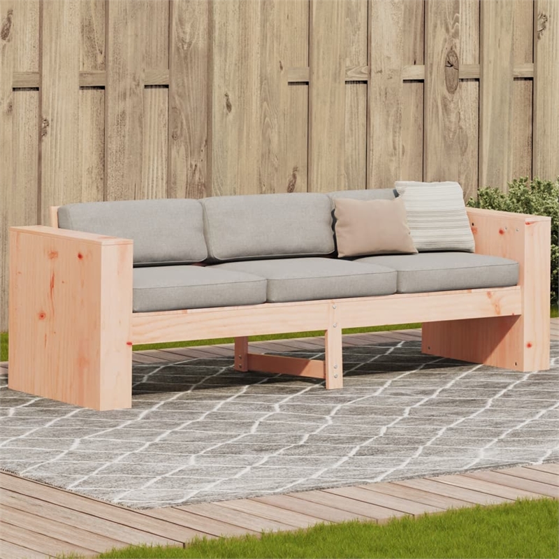 vidaXL Rectangular Rustic Durable Outdoor Garden Sofa
