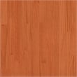 vidaXL Small Solid Pine Wood Garden Sofa Durable in Wax Brown