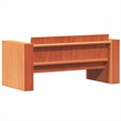 vidaXL 2-Seater Solid Pine Wood Garden Sofa Durable in Wax Brown