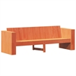 vidaXL 3-Seater Solid Pine Wood Garden Sofa Durable in Wax Brown