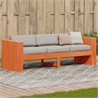 vidaXL 3-Seater Solid Pine Wood Garden Sofa Durable in Wax Brown