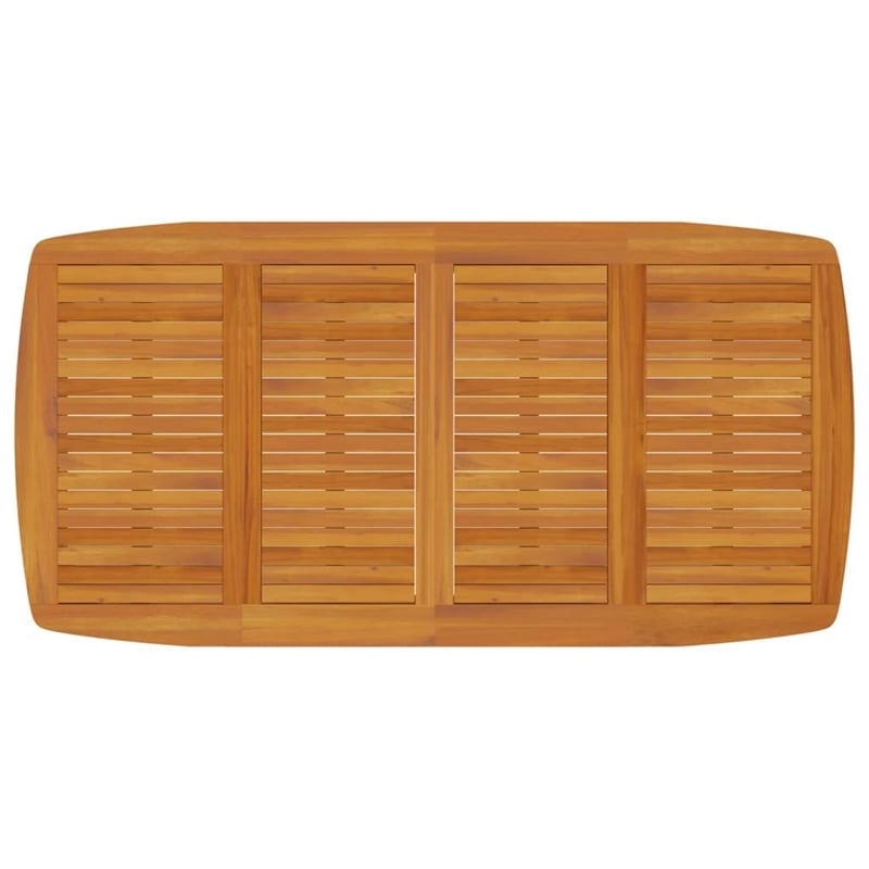 vidaXL Solid Acacia Wood With An Oiled Finish Garden Dining Set in Brown