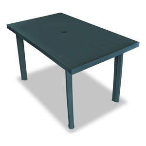 vidaXL Green Durable Plastic Standard Foldable