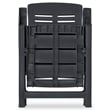 vidaXL in Anthracite Plastic Standard Foldable