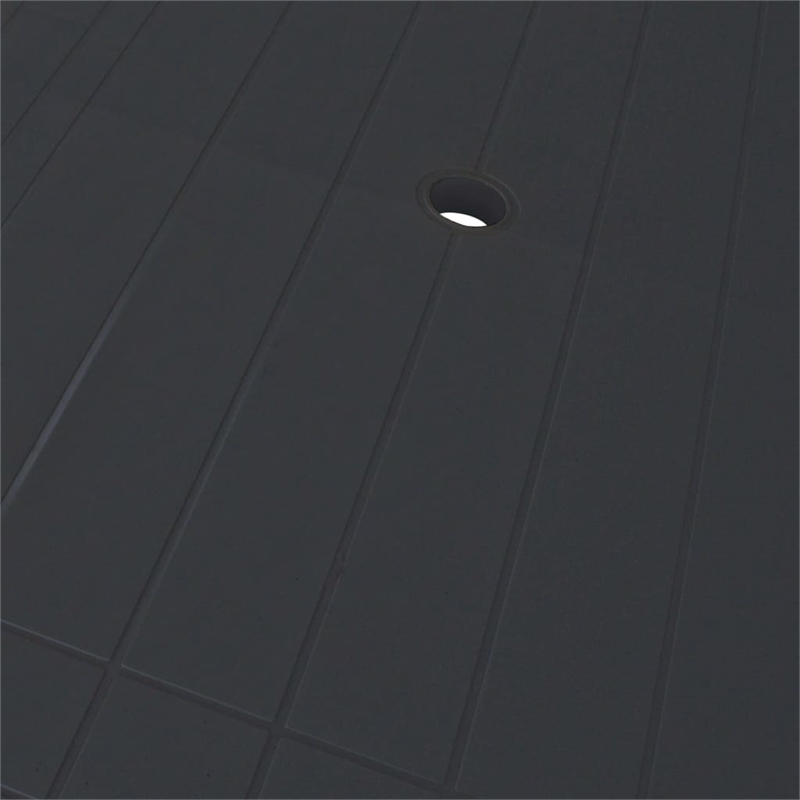 vidaXL in Anthracite Plastic Standard Foldable