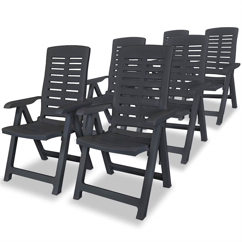 vidaXL in Anthracite Plastic Medium Foldable