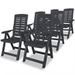 vidaXL in Anthracite Plastic Medium Foldable