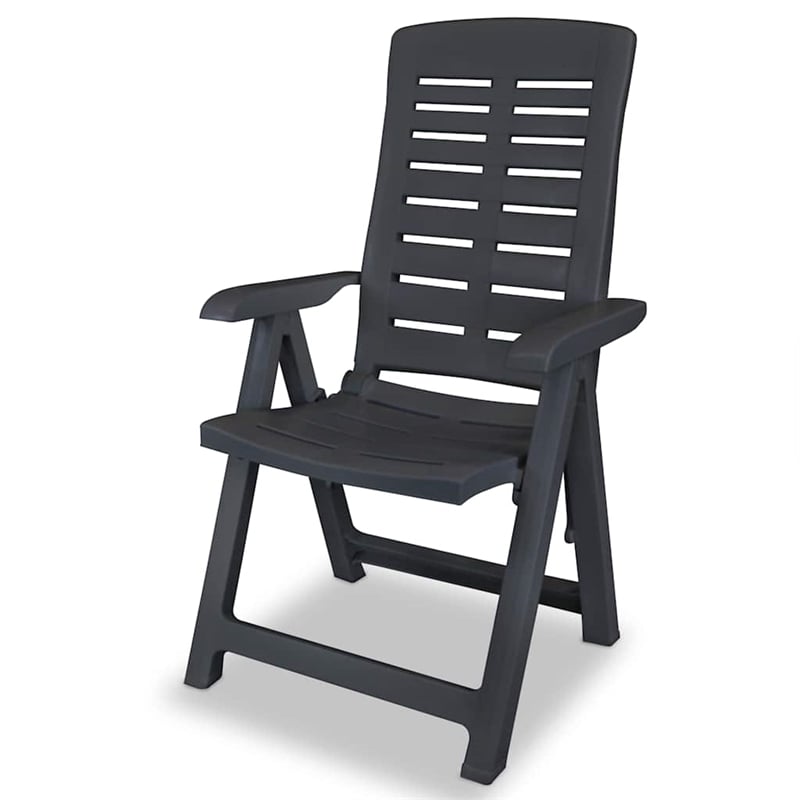 vidaXL in Anthracite Plastic Medium Foldable