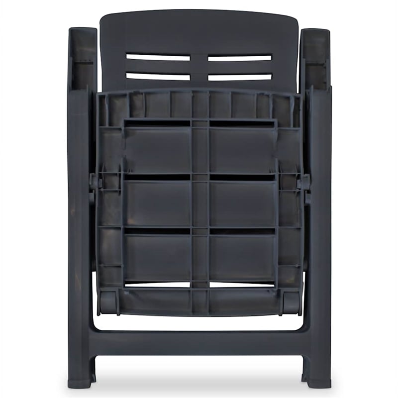 vidaXL in Anthracite Plastic Medium Foldable