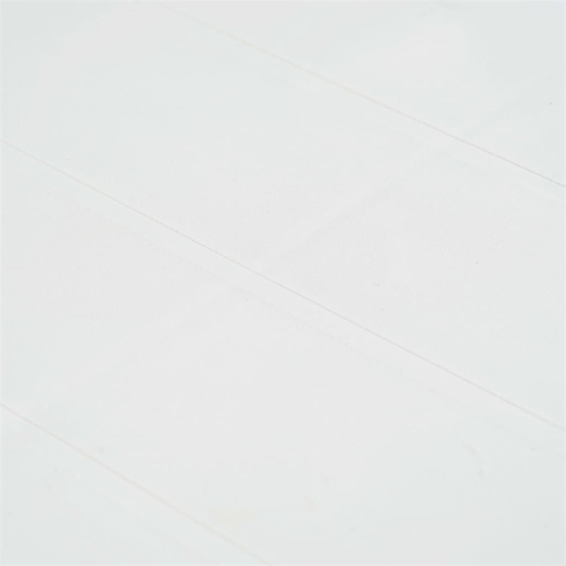 vidaXL 7 Piece Durable Outdoor Dining Set in White Plastic