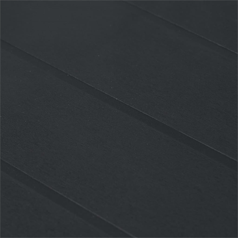 vidaXL Outdoor Dining Set in Anthracite Plastic & Polyester Cushions