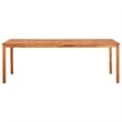 vidaXL Wood Acacia Large Outdoor Dining Set in Brown Frame/Cream Cushions