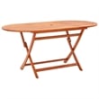 vidaXL 9 Piece Patio Dining Set Solid Eucalyptus Wood and Textilene