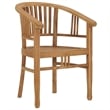 vidaXL Garden Dining Set Natural Teak Solid Teak Wood Compact Durable