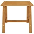 vidaXL Outdoor Dining Set Natural Wood Solid Acacia Wood 5-Piece Durable