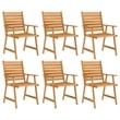 vidaXL Outdoor Dining Set Solid Acacia Wood Medium