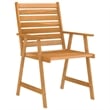 vidaXL Outdoor Dining Set Solid Acacia Wood Medium