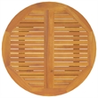 vidaXL Solid Acacia Wood Medium Durable Garden Dining Set in Natural/Brown
