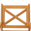 vidaXL Solid Acacia Wood With An Oil Finish Garden Dining Set in Natural/Brown