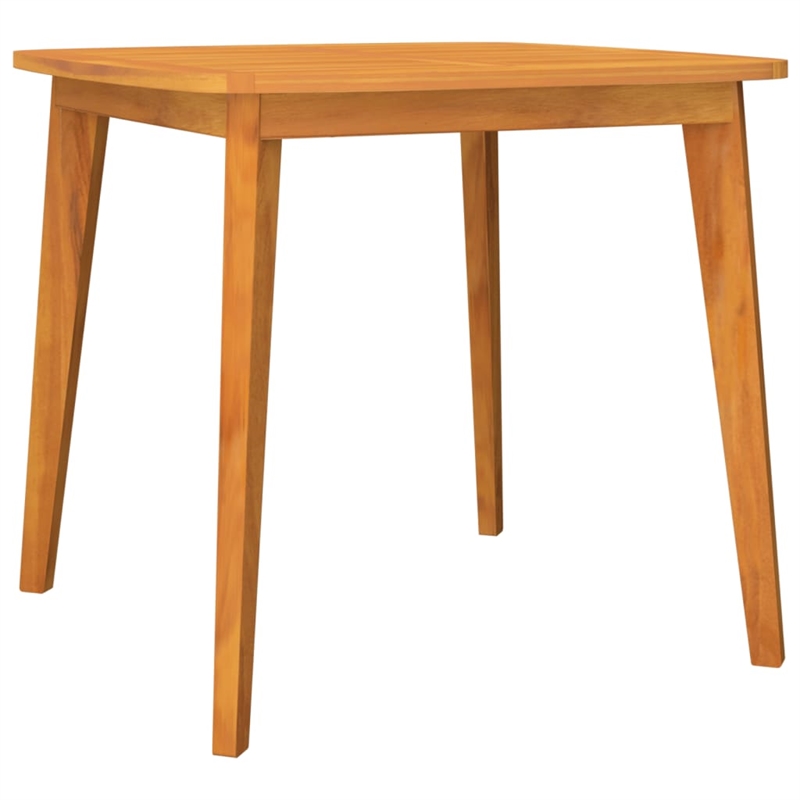 vidaXL Solid Acacia Wood With An Oil Finish Garden Dining Set in Natural/Brown