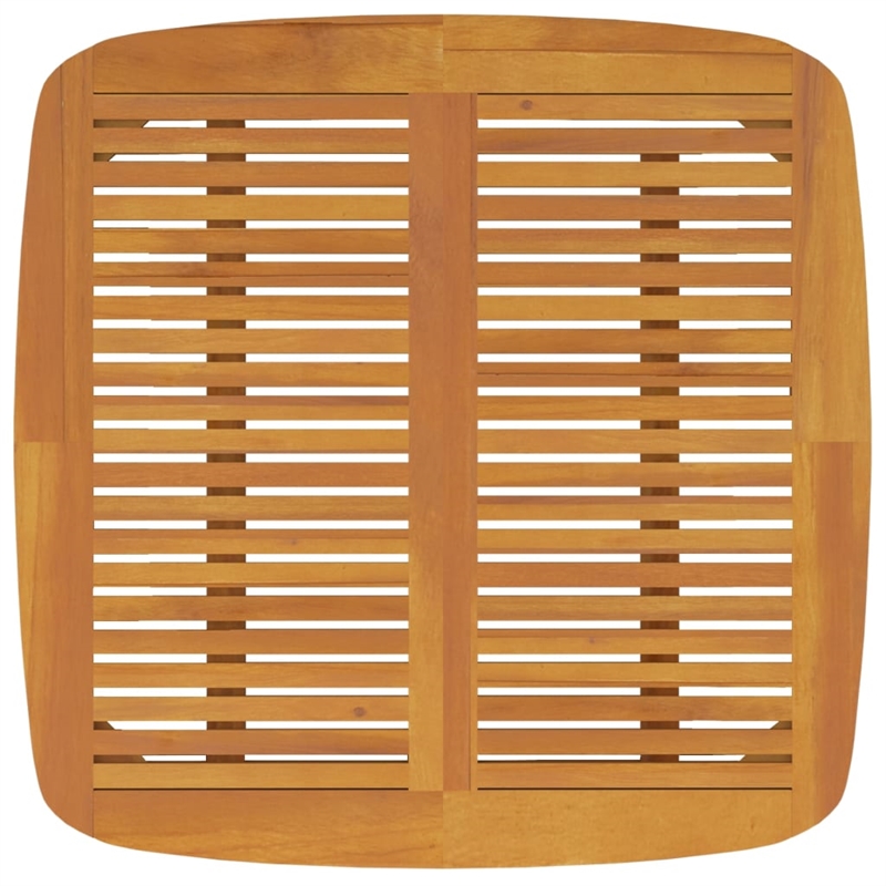 vidaXL Solid Acacia Wood With An Oil Finish Garden Dining Set in Natural/Brown