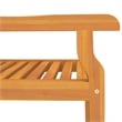 vidaXL Solid Acacia Wood Medium Durable Garden Dining Set in Natural/Brown