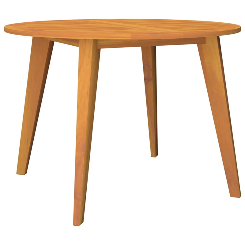 vidaXL Solid Acacia Wood With An Oiled Finish Garden Dining Set in Natural/Brown