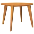 vidaXL Solid Acacia Wood With An Oiled Finish Garden Dining Set in Natural/Brown