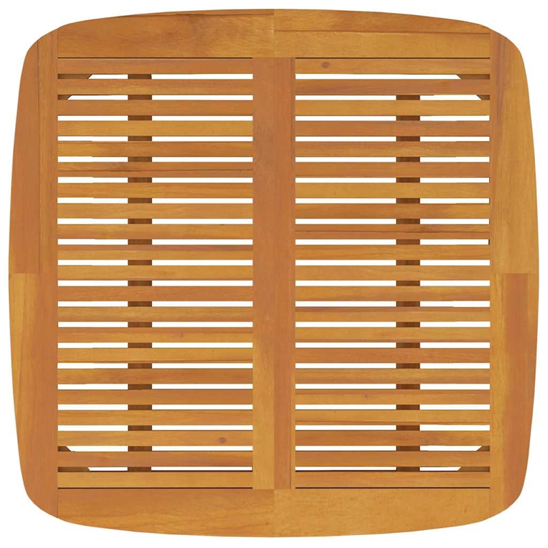 vidaXL Solid Acacia Wood Medium Garden Dining Set in Natural/Brown