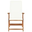 vidaXL Bookshelf Board Teak Solid Teak Wood Medium Foldable Dining Set