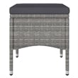 vidaXL 5 Piece Garden Dining Set in Gray