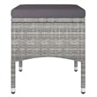 vidaXL Garden Dining Set in Gray
