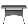 vidaXL 5 Piece Garden Dining Set in Gray
