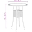 vidaXL Garden Dining Set in Beige