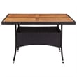 vidaXL Garden Dining Set in Black