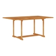 vidaXL Garden Dining Set in Warm Brown Solid Teak Wood Medium