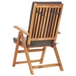 vidaXL Solid Teak Wood Large Foldable Garden Dining Set