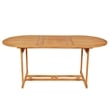 vidaXL Garden Dining Set in Cream White/Teak
