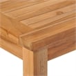 vidaXL Solid Teak Wood Medium Garden Dining Set in Warm Brown