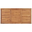 vidaXL Solid Teak Wood Medium Garden Dining Set in Warm Teak