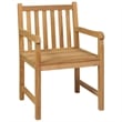 vidaXL Solid Teak Wood Medium Garden Dining Set in Warm Teak