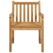 vidaXL Solid Teak Wood Medium Garden Dining Set in Warm Teak