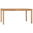 vidaXL Solid Teak Wood Medium Garden Dining Set in Warm Teak