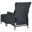 vidaXL 9 Piece Garden Outdoor Dining Set in Dark Gray